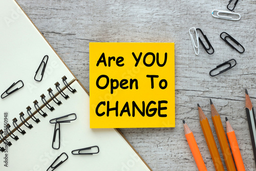 Obraz na plátně Are you Open to change