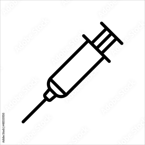 syringe icon vector design template