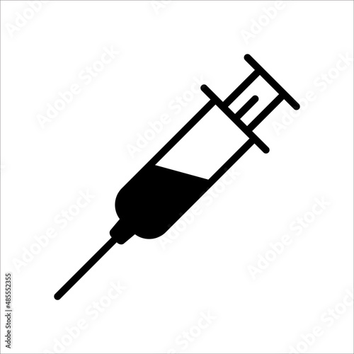 syringe icon vector design template