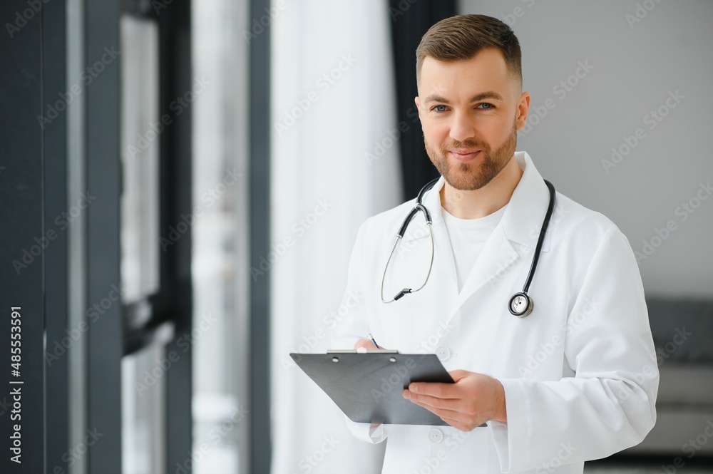 Portrait of an handsome young doctor Portrait of an handsome young doctor