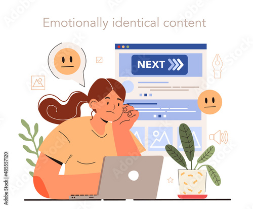 Blog promotion failure. Visual content mistake. Unemotive content