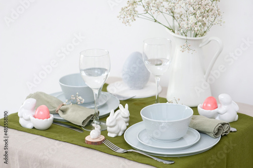 Beautiful Easter table setting