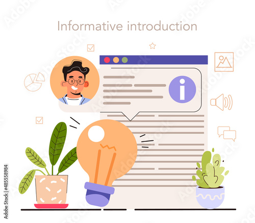 Informative introduction. Social media content manager guidance.