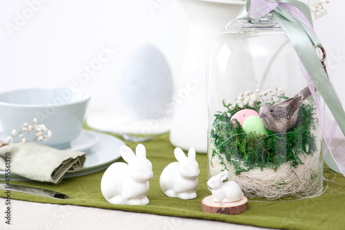 Beautiful Easter table setting