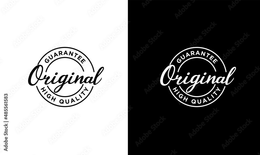 Fototapeta premium original emblem label logo design template illustration