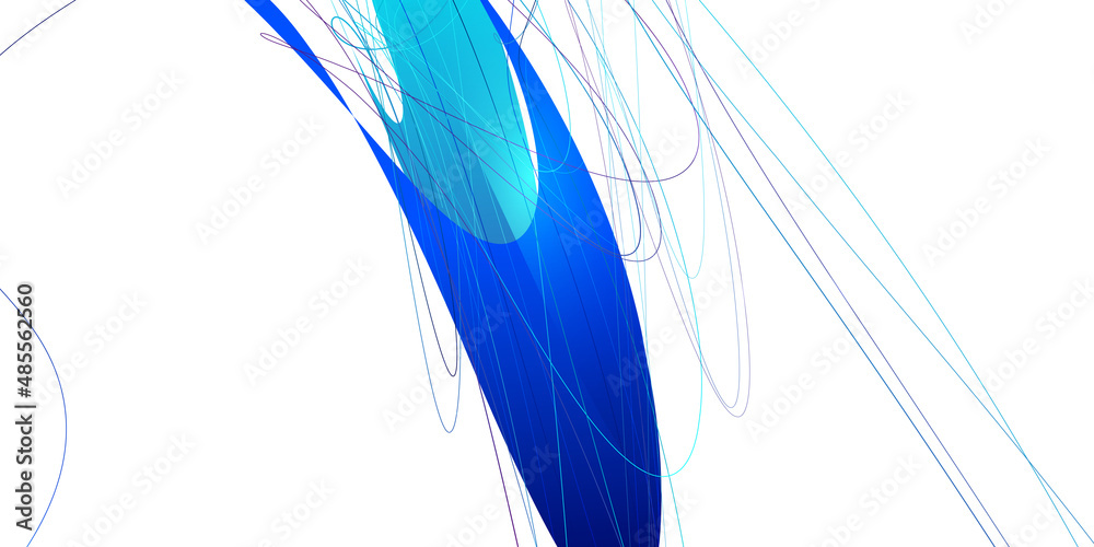 Obraz premium Abstract white and blue background