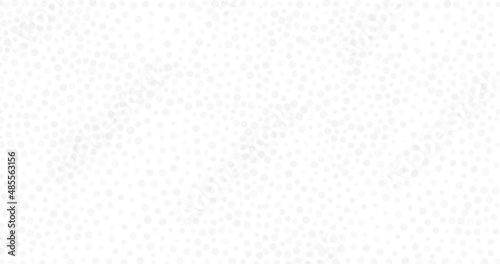 Light grey dotted vector modern geometrical circle abstract background. Dotted texture template. Geometric pattern in halftone style