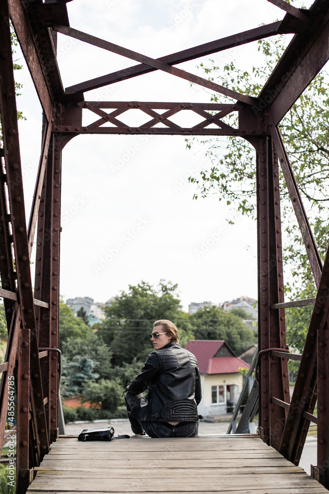person on the bridge person on the bridge