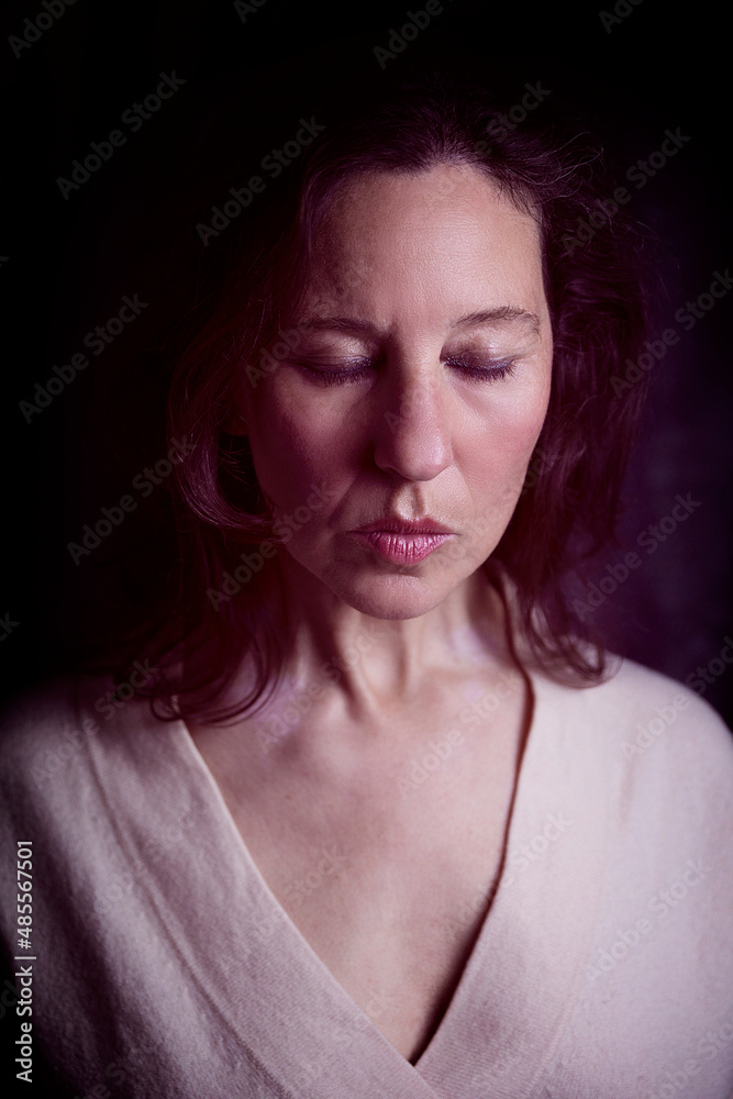 woman in sad attitude II woman in sad attitude II