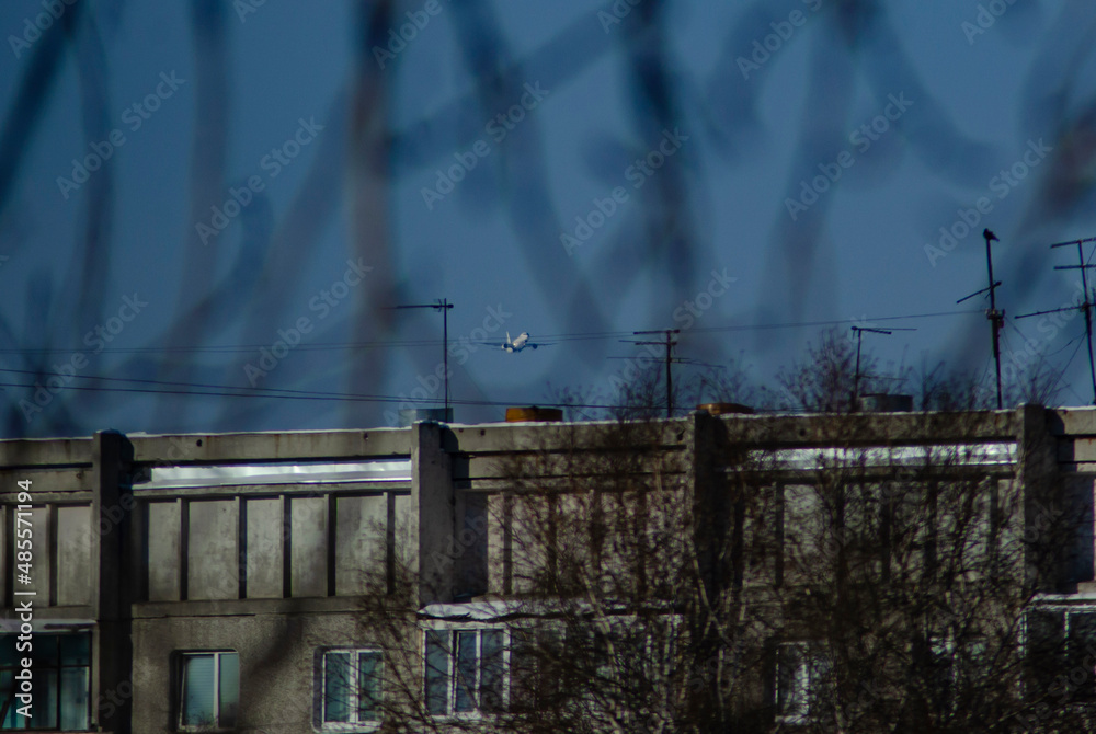 Obraz premium aircraft in flight