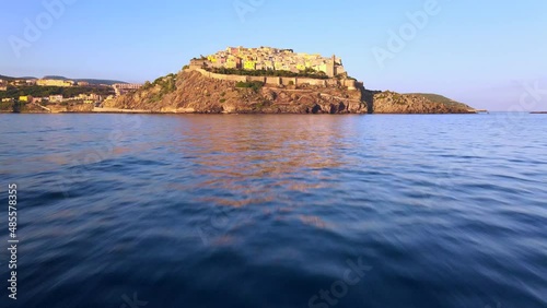 Flying on Castelsardo with Drone - 4K