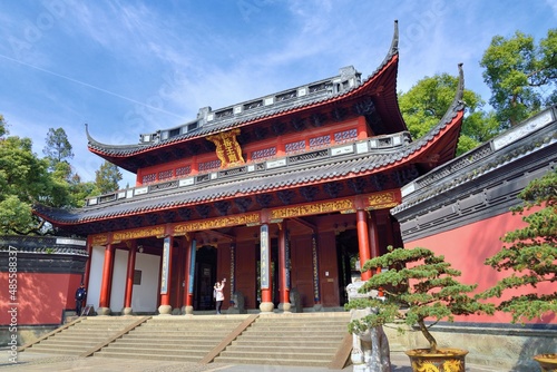 Yuewang temple in Hangzhou  Zhejiang Province  China