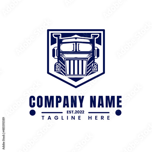 Automotive truck company logo design