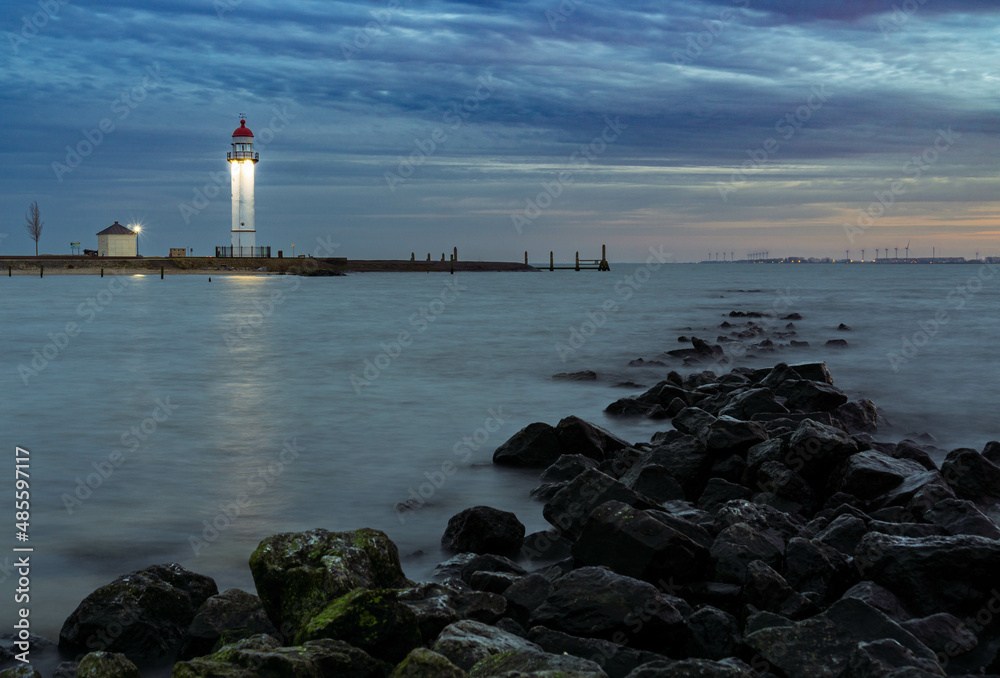  Lonely lighthouse in the Netherlands