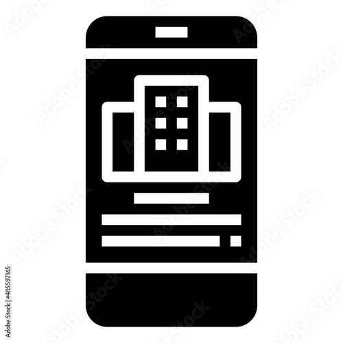 TELEMEDICINE glyph icon,linear,outline,graphic,illustration