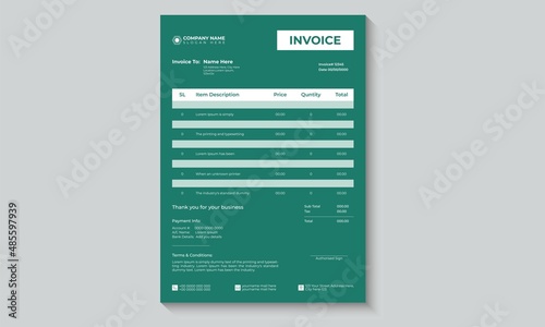 Creative Invoice Template