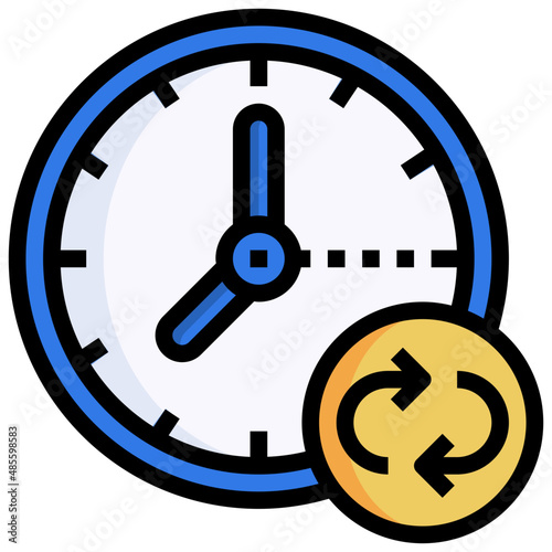 REVERSE filled outline icon,linear,outline,graphic,illustration