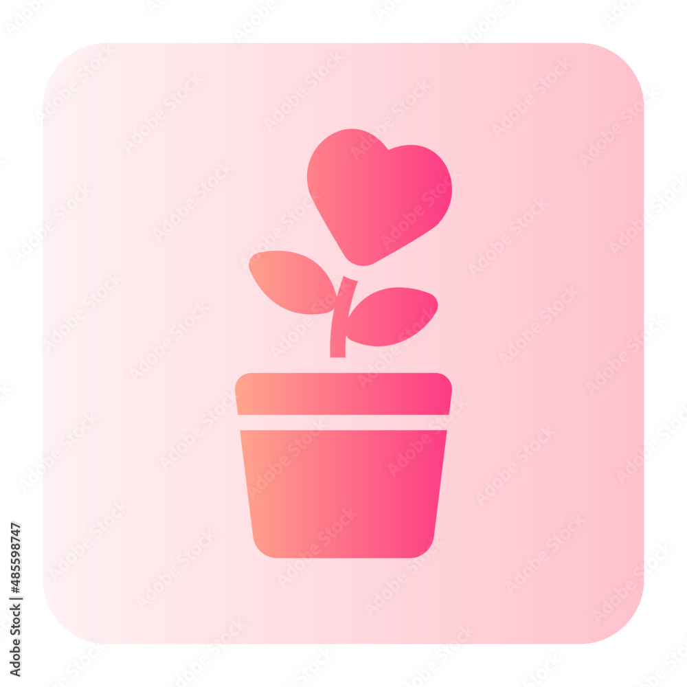 plant gradient icon