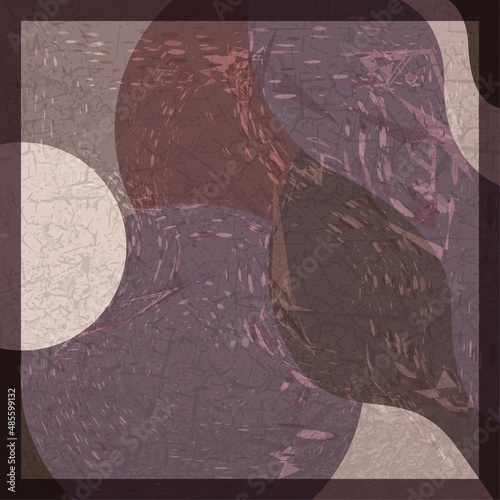 Abstract style scarf pattern design, Square  pattern hijab, Silk scarf  fabric texture 1