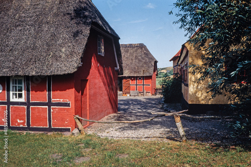 Farmhouse at Hjerl Hede Open Air Museum Vinderup Denmark 1992 photo