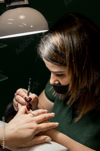 Manicure, manicure master, beauty salon