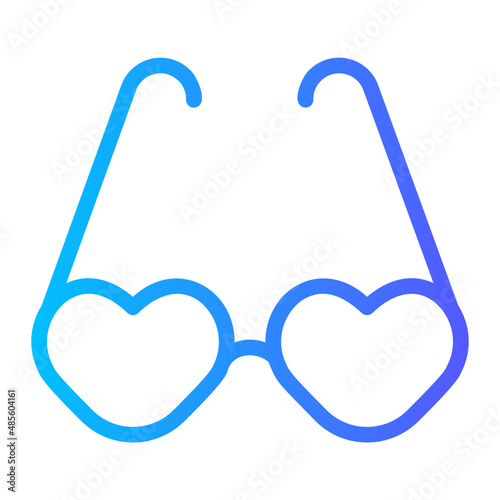 sunglasses gradient icon