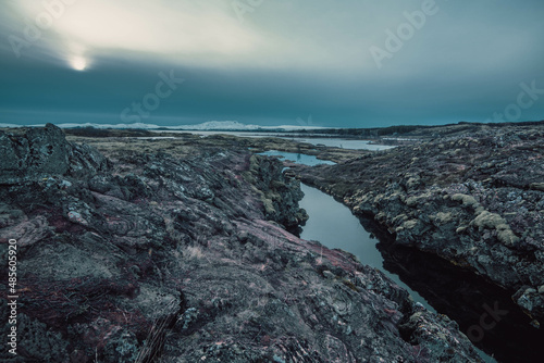 Wild and spectacular landscape of Iceland