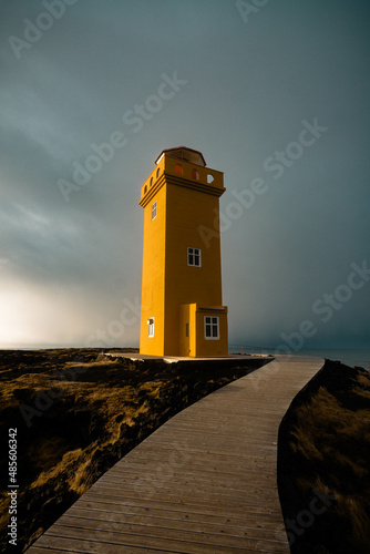 Lonely lighthouse in Iceland 