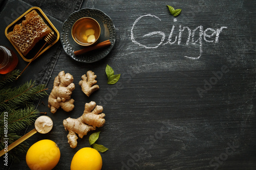 Ginger, fresh, raw and pure immunity booster