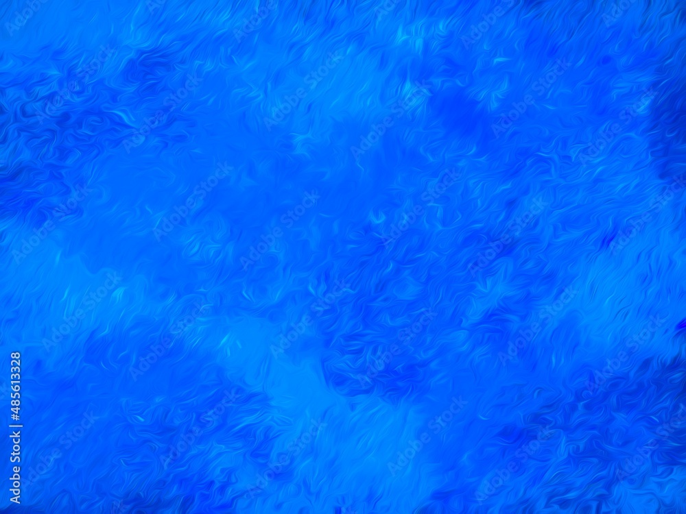 Abstract blue background with light swirls