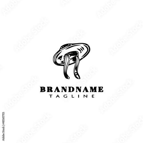 Obraz na płótnie kentucky derby hats logo icon cartoon design template black isolated vector w salonie