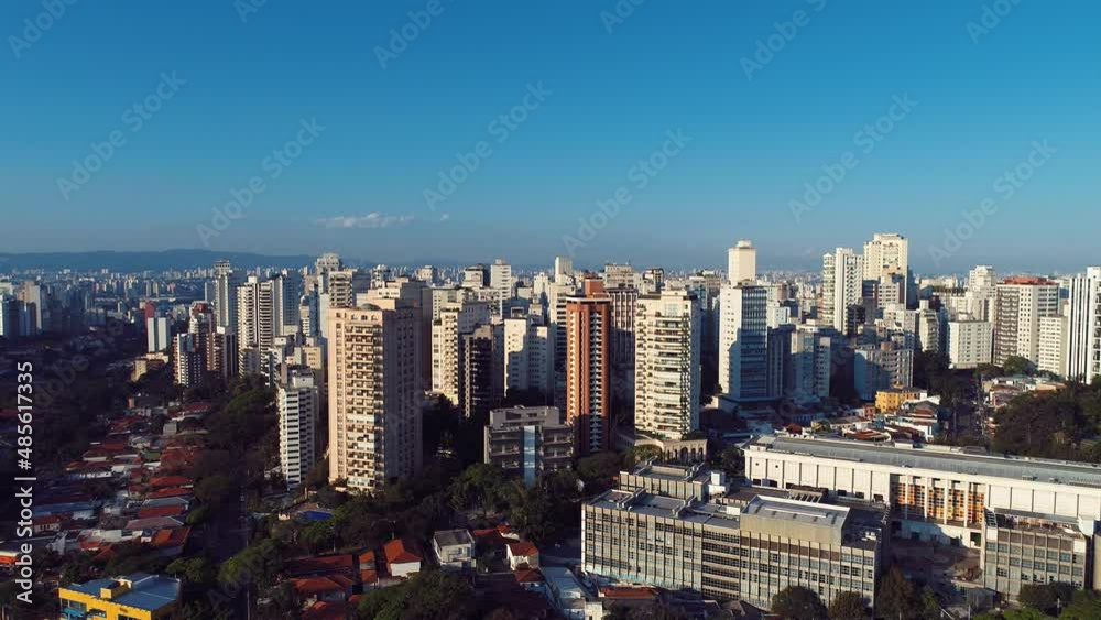 Cityscape of Sao Paulo Brazil. Stunning landscape of downtown district city. Metropolis landscape of landmark city. Cityscape of Sao Paulo Brazil. Stunning landscape of downtown district city. Metropolis landscape of landmark city.