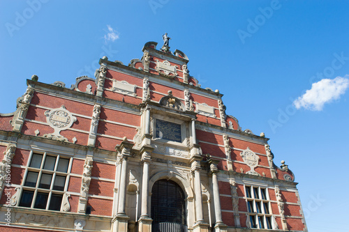 Wall Mural Facade of a historic stock exchange building Borsen from the 17th century in Cop