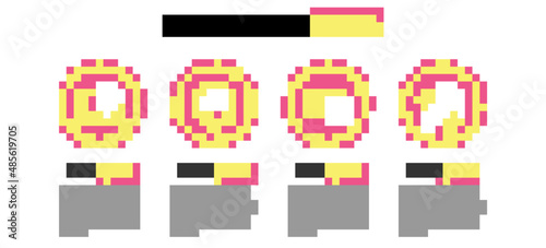 Set line Car service, Crossed hammer and wrench, Human head and Interesting facts icon. Vector