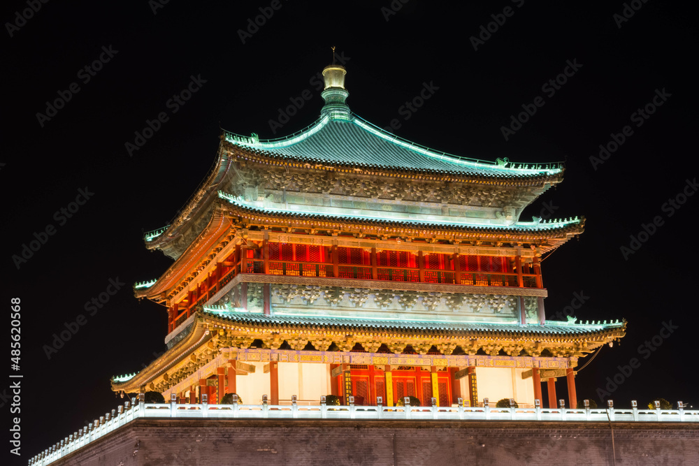 Amazing landmark in the historical city of Xi'An, ancient capital of China Amazing landmark in the historical city of Xi'An, ancient capital of China