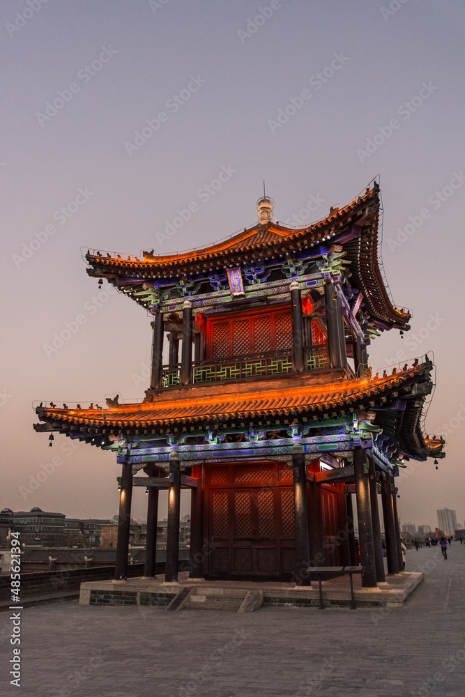 Fototapeta premium Amazing landmark in the historical city of Xi'An, ancient capital of China
