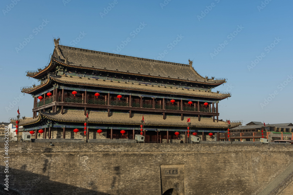 Fototapeta premium Amazing landmark in the historical city of Xi'An, ancient capital of China