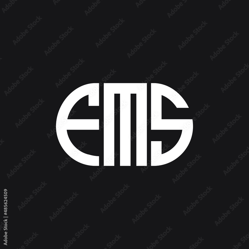 FMS letter logo design on black background. FMS creative initials letter logo concept. FMS letter design. FMS letter logo design on black background. FMS creative initials letter logo concept. FMS letter design.