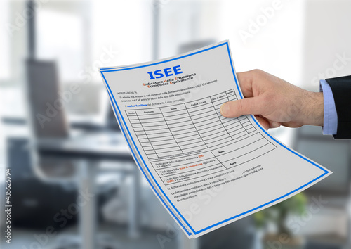 equivalent economic situation indicator form ISEE