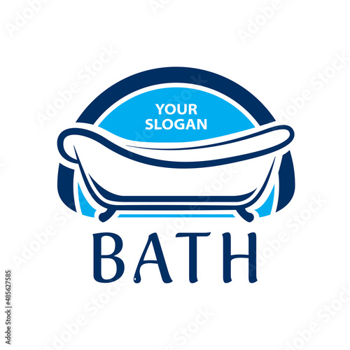 Vector logo of plumbing, baths and showers