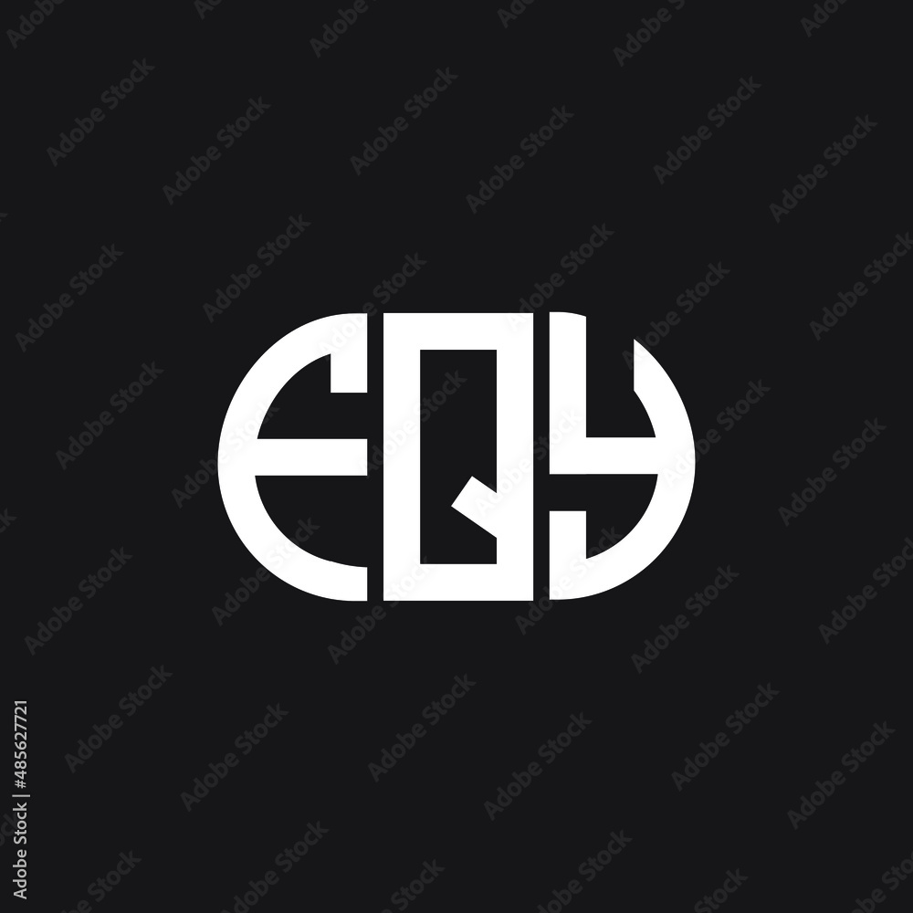 FQY letter logo design on black background. FQY creative initials letter logo concept. FQY letter design. FQY letter logo design on black background. FQY creative initials letter logo concept. FQY letter design.
