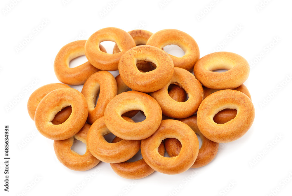 Cookies in the form of bagels. Cookies in the form of bagels.