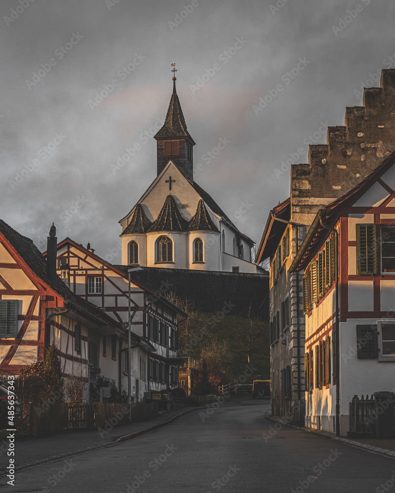 old town in the morning light old town in the morning light