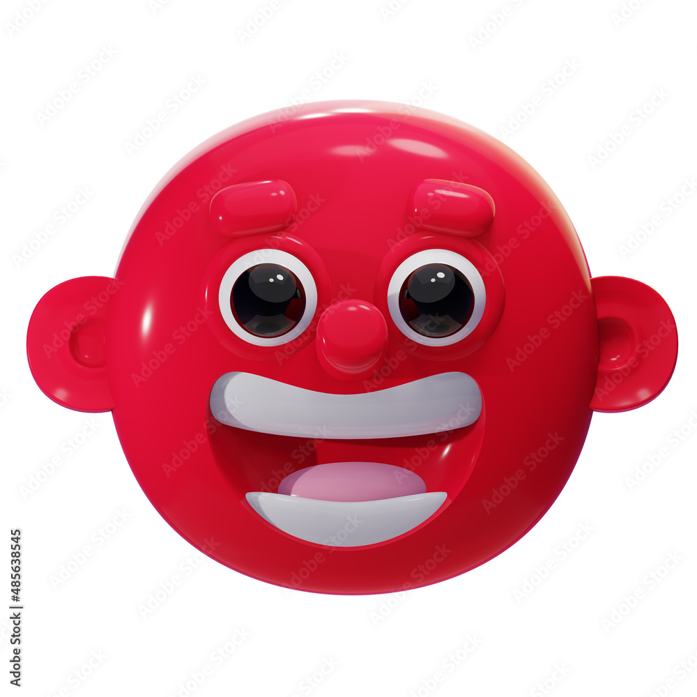 Série de portrait illustration enfantin 3d de personnage souriant et heureux pouvant illustrer des avatars de profil Série de portrait illustration enfantin 3d de personnage souriant et heureux pouvant illustrer des avatars de profil