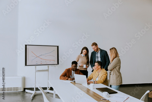 Group of multiethnic busine...