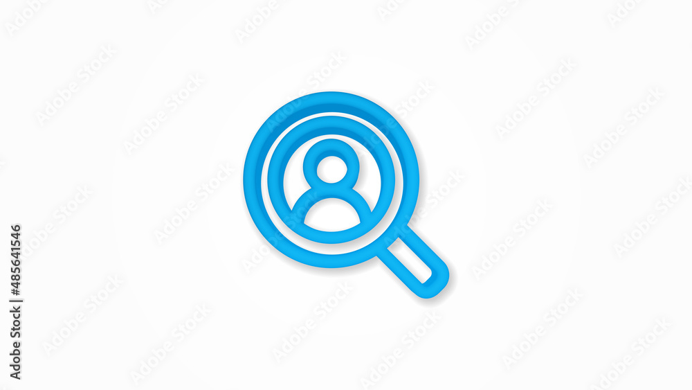 recruitment, resume search, job, selecting staff 3d line flat icon. Realistic vector illustration. Pictogram isolated. Top view. Colorful transparent shadow design. recruitment, resume search, job, selecting staff 3d line flat icon. Realistic vector illustration. Pictogram isolated. Top view. Colorful transparent shadow design.