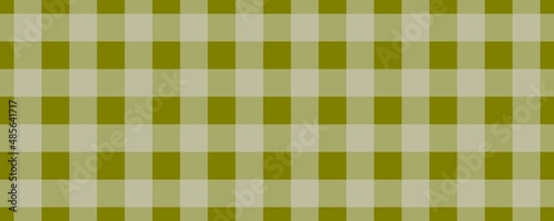 Banner, plaid pattern. Olive on Light grey color. Tablecloth pattern. Texture. Seamless classic pattern background.