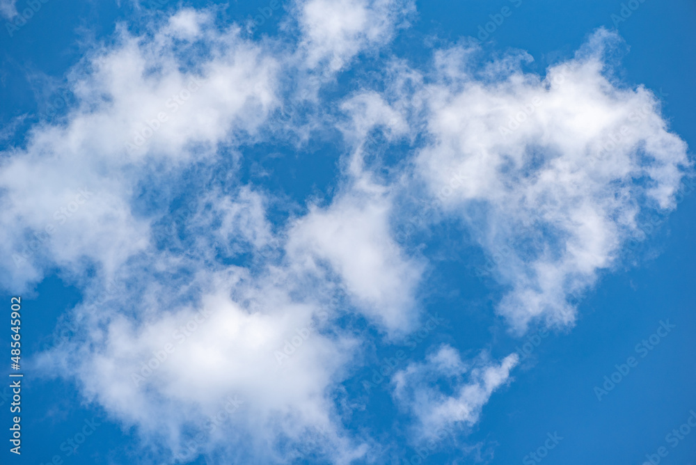 Beautiful clouds in the european summer sky. Beautiful clouds in the european summer sky.