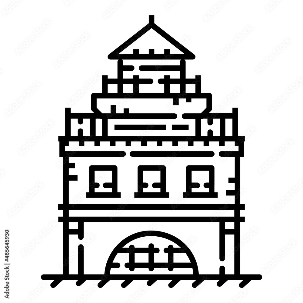 House Flat Icon Isolated On White Background House Flat Icon Isolated On White Background