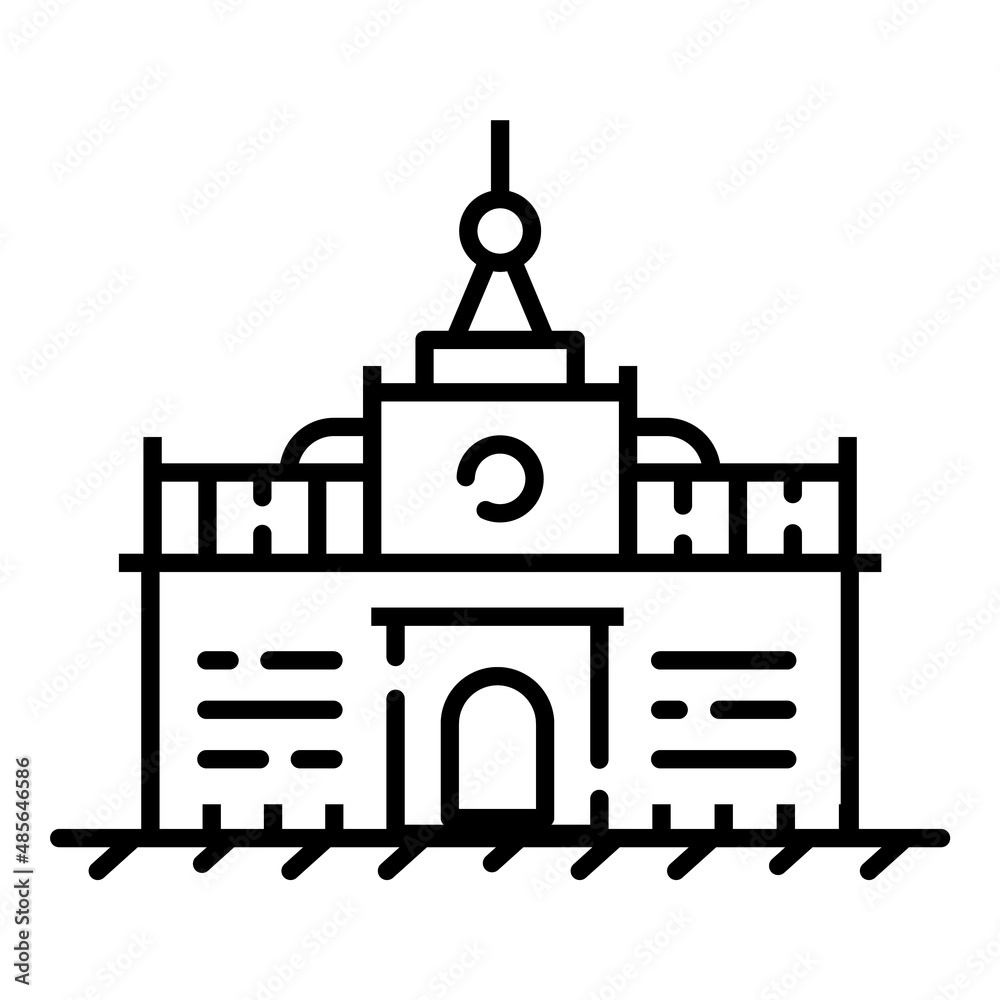 House  Flat Icon Isolated On White Background
